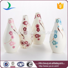 Factory Outlet Venta al por mayor flor de diseño Decal Ceramic Decorative Vase